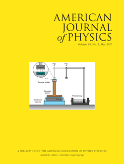 May 2017 issue of American Journal of Physics