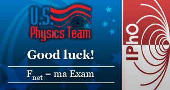 2010 US Physics Team Logo - Good Luck on the first exam!