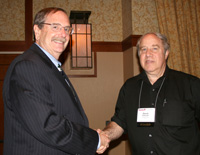 Mark D. Greenman recieves the 2012 Paul W. Zitzewitz Excellence in Pre-College Teaching Award