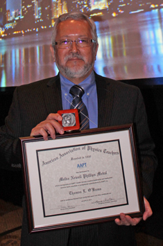 Tom O'Kuma, 2015 Melba Newell Phillips Medal Winner