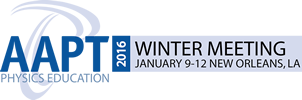 AAPT Winter Meeting 2016 in New Orleans, Louisiana