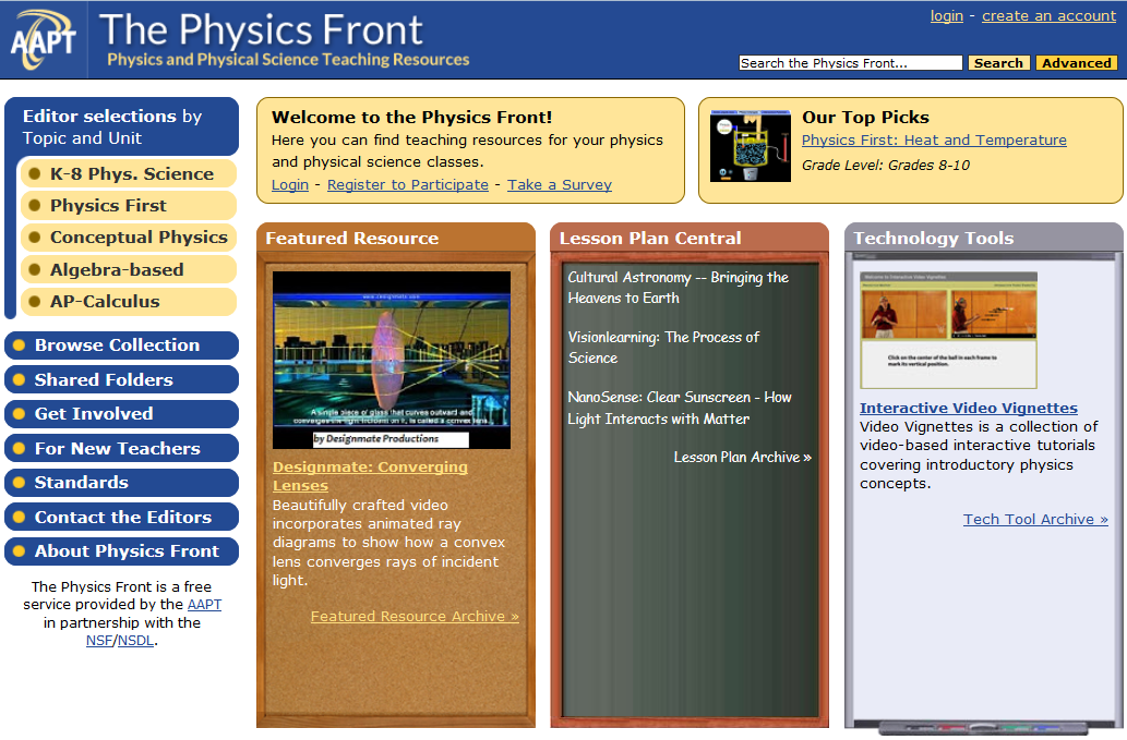 The Physics Front