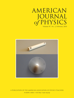 February 2019 issue of American Journal of Phyics