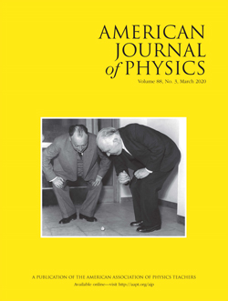 American Journal of Physics March 2020