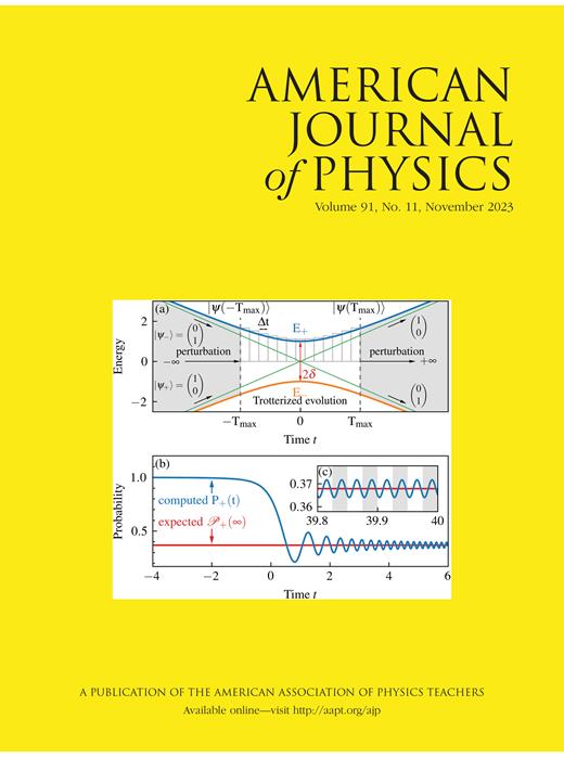 American Journal of Physics, November 2023