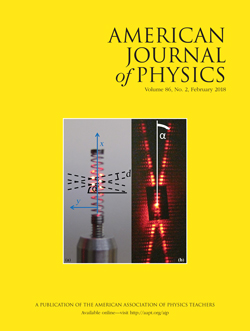 February 2018 issue of American Journal of Physics