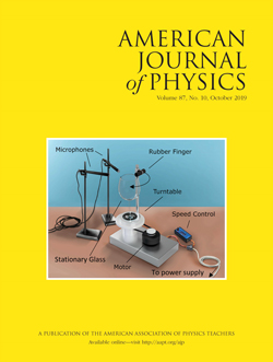 American Journal of Physics October 2019