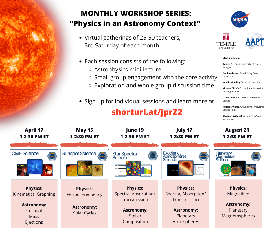 SSEC Monthly workshop series