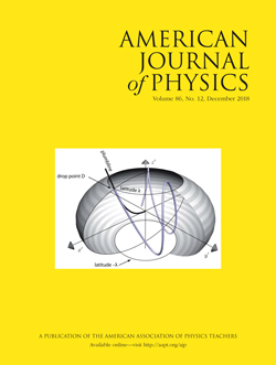 December 2018 issue of American Journal of Physics